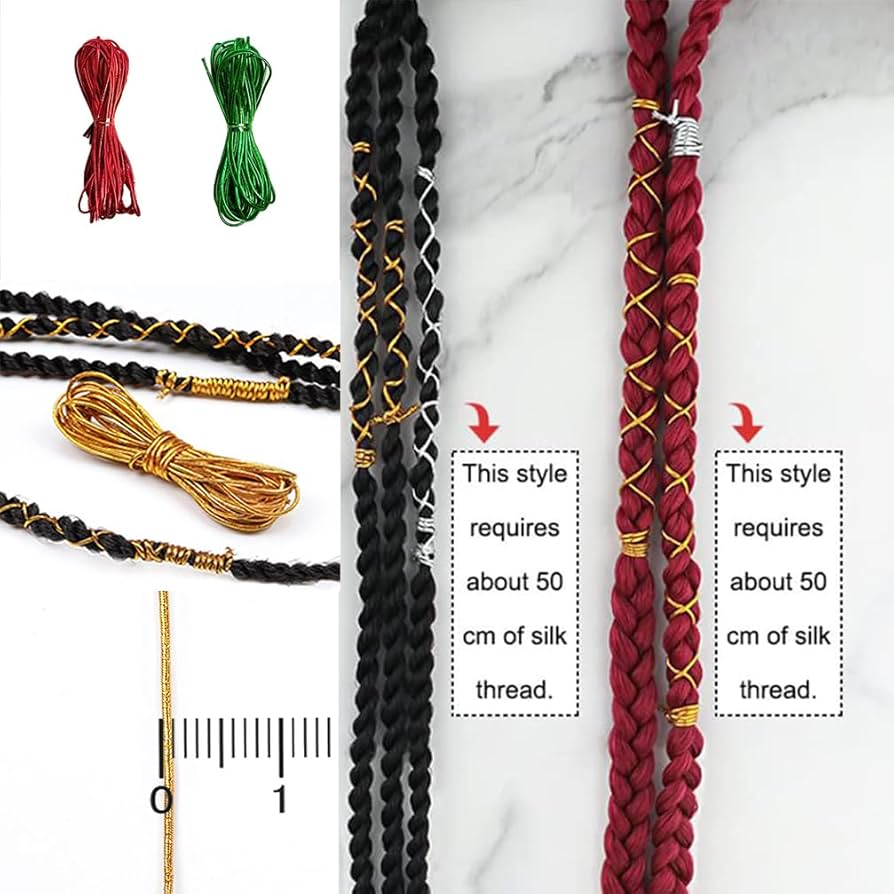 Amazon.co.jp: シルバー ドレッドロック ブレイド ヘア